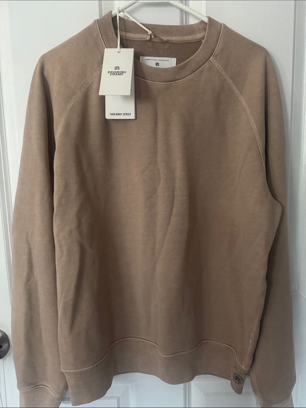 Reigning Champ Men’s Crewneck Sweatshirt - Taupe Brown